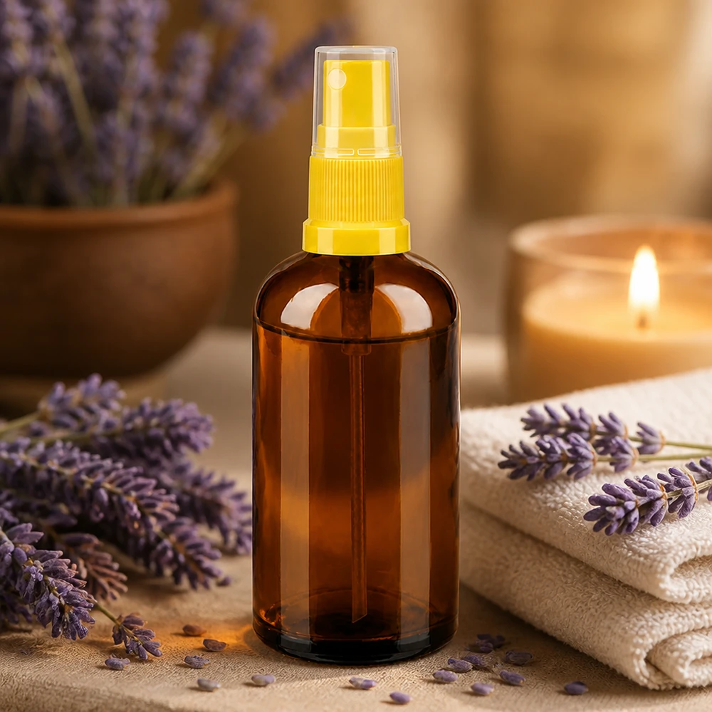 Robuuste 100ml BrownLine spuitfles met ergonomisch ontwerp voor professionele cosmeticaproductie