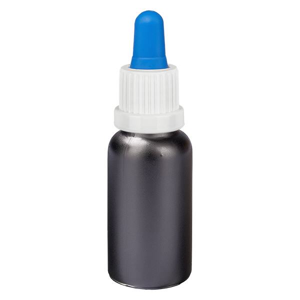 20ml pipetfles wit/blauw OV BlackLine UT18/20