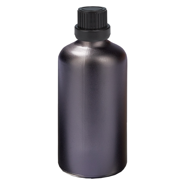 100ml fles 11mm SV zwart OV BlackLine UT18/100 100ml fles 11mm SV zwart OV BlackLine UT18/100