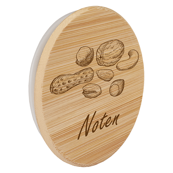 Houten deksel "Noten" voor WECK RR100 Houten deksel "Noten" voor WECK RR100