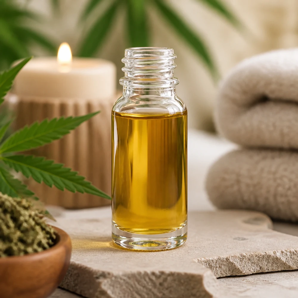 Compacte 10ml ApoGlas apothekersfles in helder design voor aromatherapie en wellness