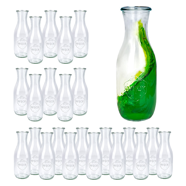 Set van 24 Weck potten 1062ml sapfles Set van 24 Weck potten 1062ml sapfles