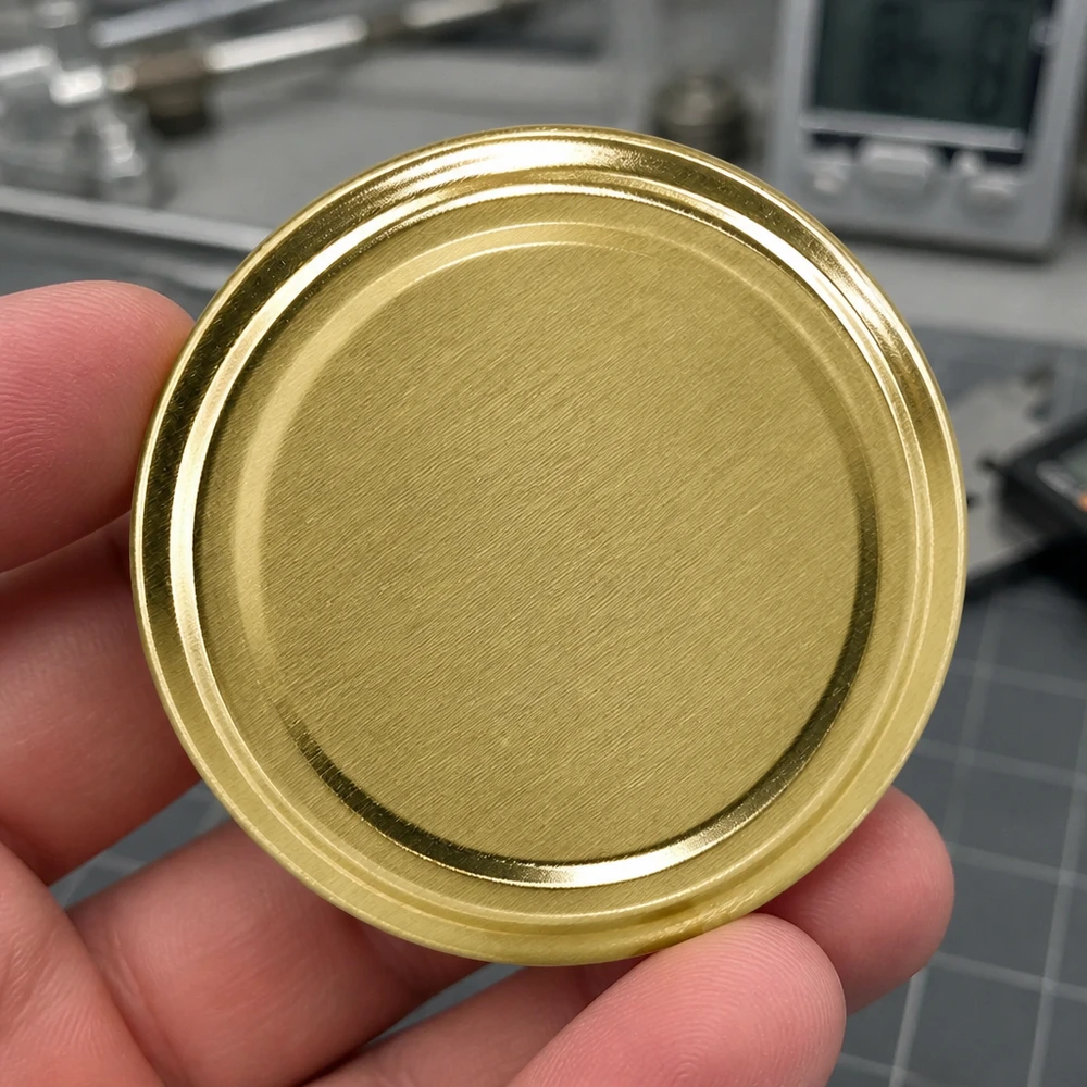 70mm BasicSeal deksel goud (TO70) UNiTWIST BasicSeal inmaakdeksel goud 70 mm TO70 UNiTWIST, robuuste metalen uitvoering