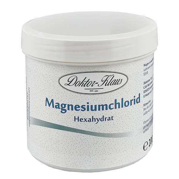 200 g Doktor-Klaus magnesiumchloride-6-hydraat E511 200 g Doktor-Klaus magnesiumchloride-6-hydraat E511