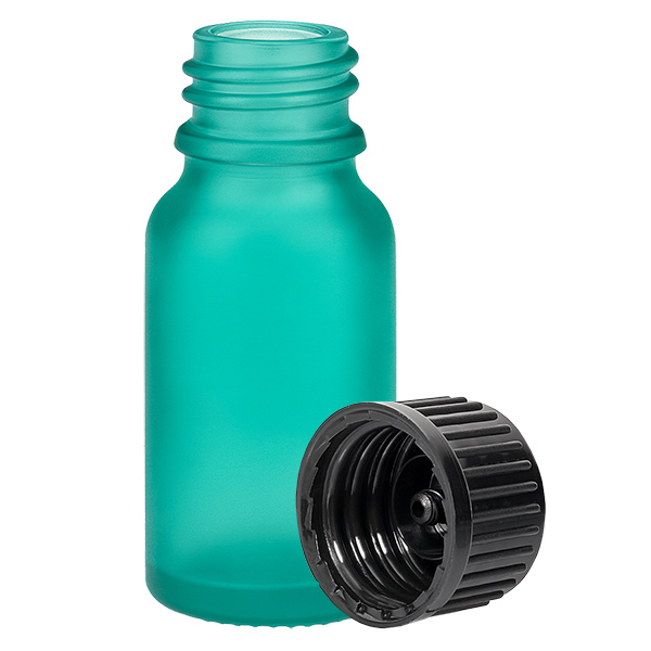 10ml fles 11mm SV zwart STD GreenLine UT18/10 10ml fles 11mm SV zwart STD GreenLine UT18/10