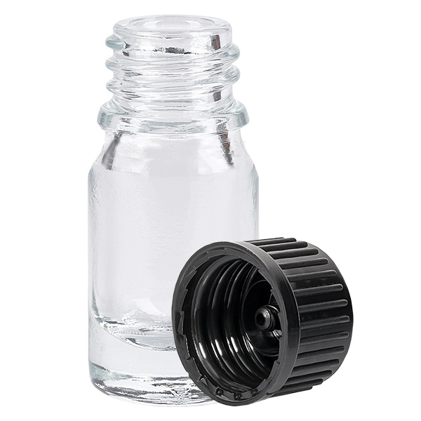 5ml flessenglazen 11mm SV zwart STD ClearLine UT18/5 5ml flessenglazen 11mm SV zwart STD ClearLine UT18/5