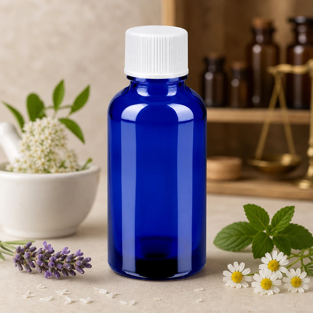 Praktische 30ml voorraadfles in apothekerskwaliteit voor doe-het-zelf cosmetica en mengsels