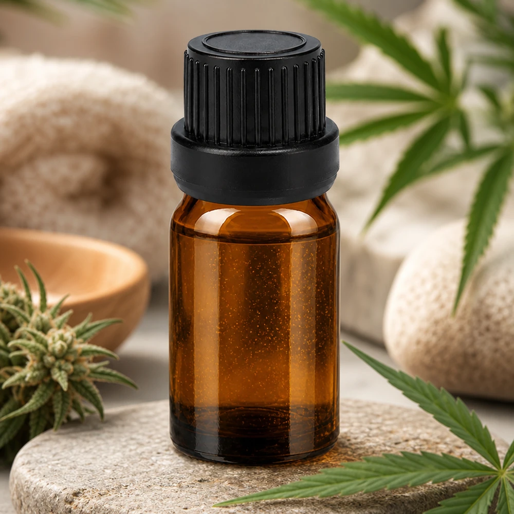 5ml druppelflesje 2mm zwart OV BrownLine UT18/5 Hoogwaardige 5ml glazen fles met druppeldop voor professionele aromatherapie en cosmetica