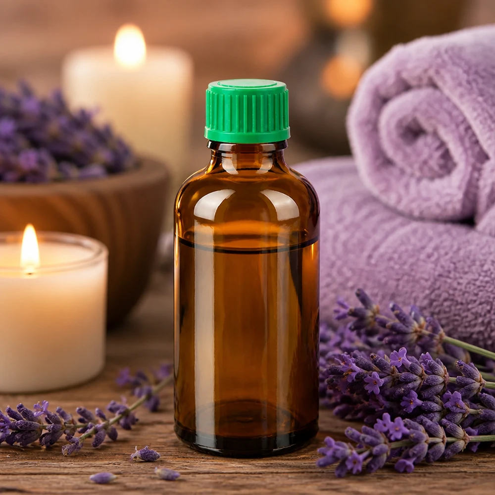 Hoogwaardige BrownLine glazen fles 50ml voor professionele aromatherapie