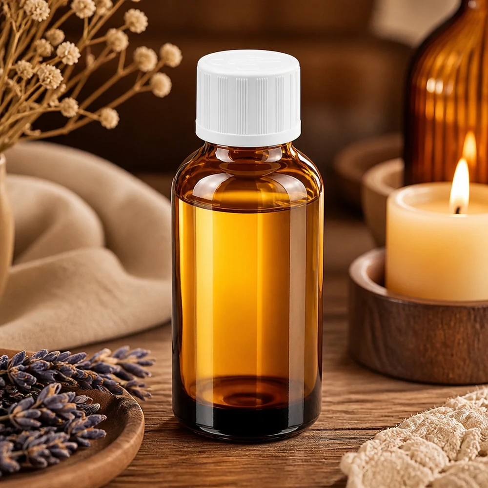30ml amberkleurige glazen flacon met nauwkeurig 11mm schroefdraad voor professioneel doseren