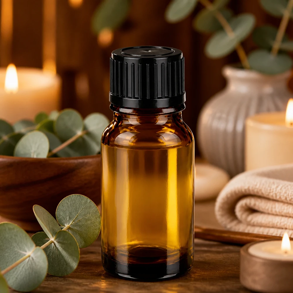 Hoogwaardige glazen fles van 10 ml in amberkleur met zwarte schroefdop voor laboratoriumtoepassingen