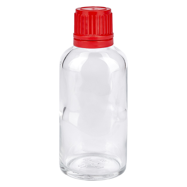 50ml fles 11mm SV rood OV ClearLine UT18/50 50ml fles 11mm SV rood OV ClearLine UT18/50