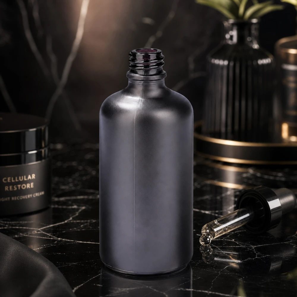 100ml apothekersfles BlackLine UT18/100 UNiTWIST met UNiTWIST sluitsysteem