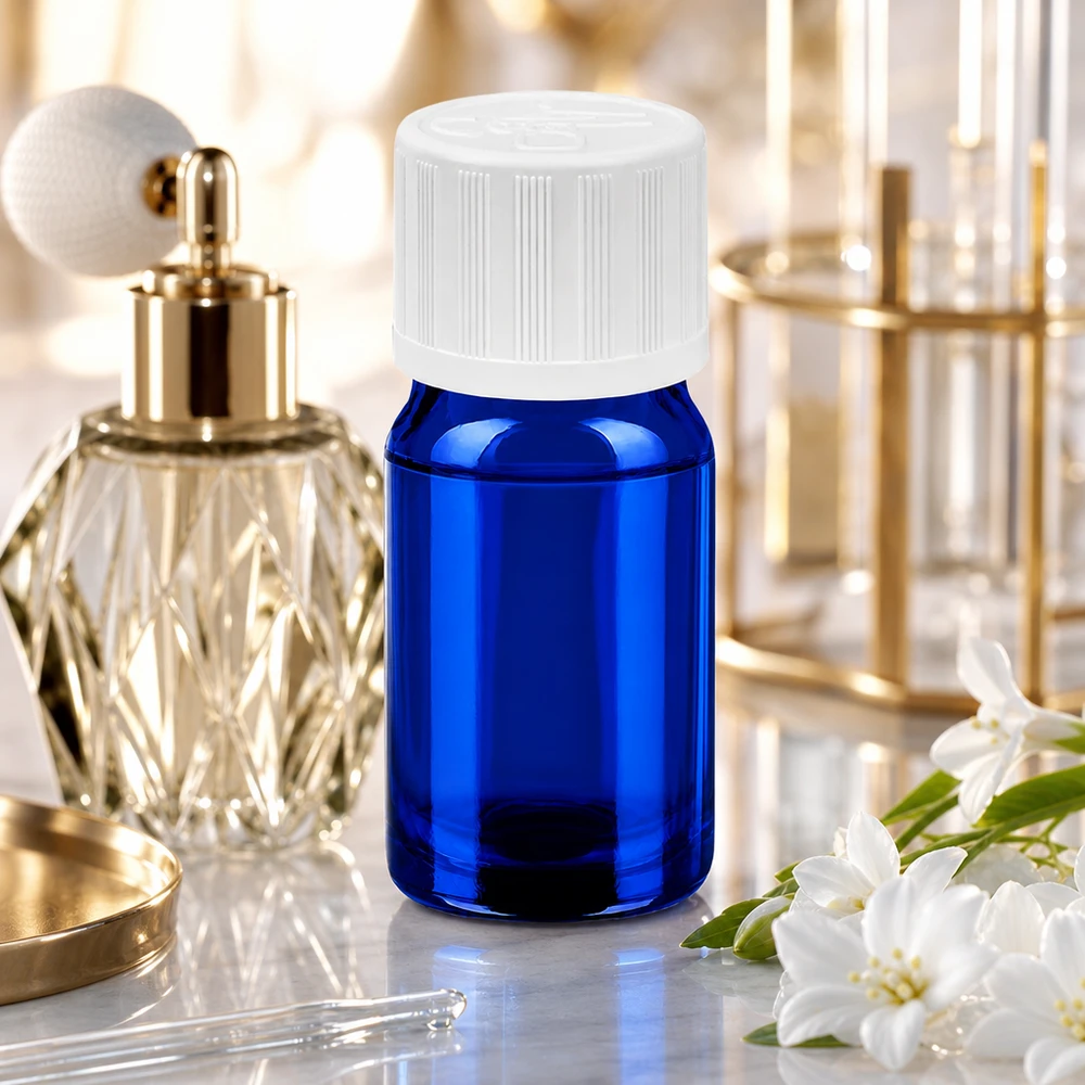 Veelzijdig 5ml glazen flesje met standaard schroefdraad voor medische en cosmetische producten