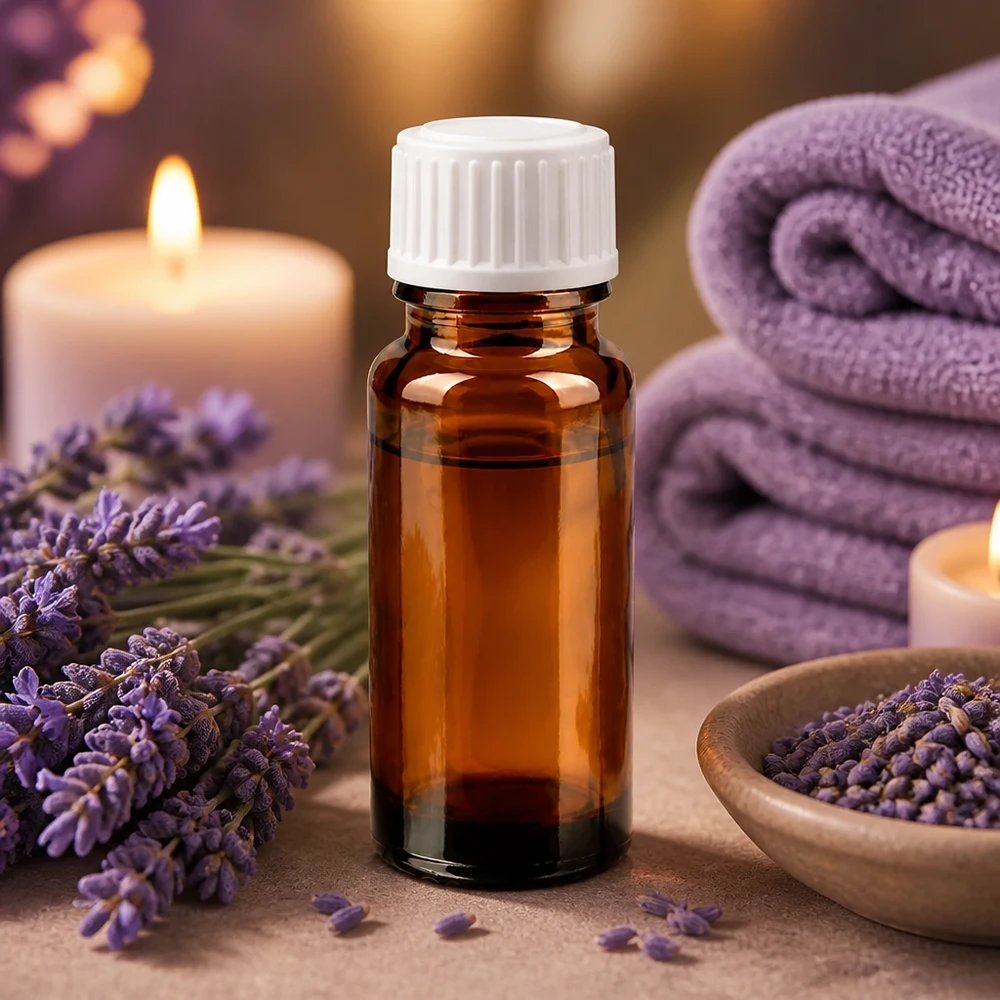 Compacte druppelfles van 10 ml van ApoGlas in amberkleur voor natuurlijke cosmetica en oliën