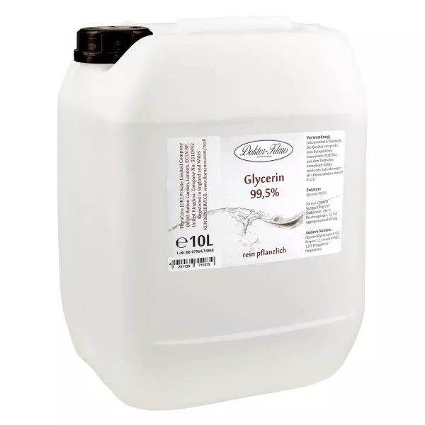 Glycerine 99.7% in 10 liter HDPE bus VR - E 422