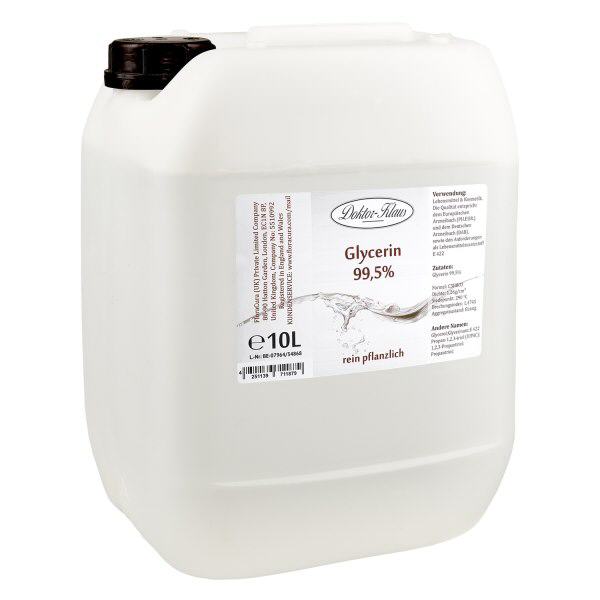 Glycerine 99.7% in 10 liter HDPE bus VR - E 422 Glycerine 99.7% in 10 liter HDPE bus VR - E 422