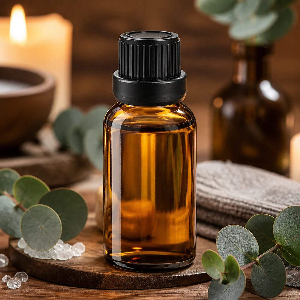 Handig bruin glazen flesje van 10 ml met druppelaarinzetstuk van 2 mm voor nauwkeurig doseren