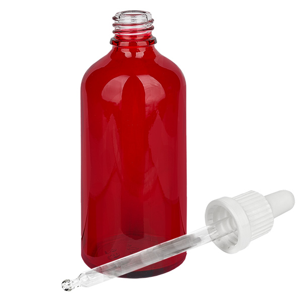 100ml pipetfles wit OV RedLine UT18/100 100ml pipetfles wit OV RedLine UT18/100