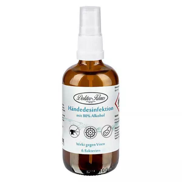Doktor-Klaus handdesinfectiemiddel 100 ml (ethanol 80%)