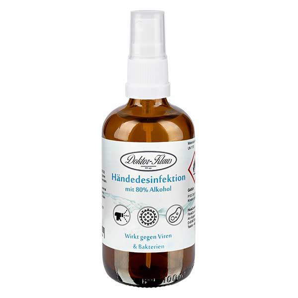 Doktor-Klaus handdesinfectiemiddel 100 ml (ethanol 80%) Doktor-Klaus handdesinfectiemiddel 100 ml (ethanol 80%)