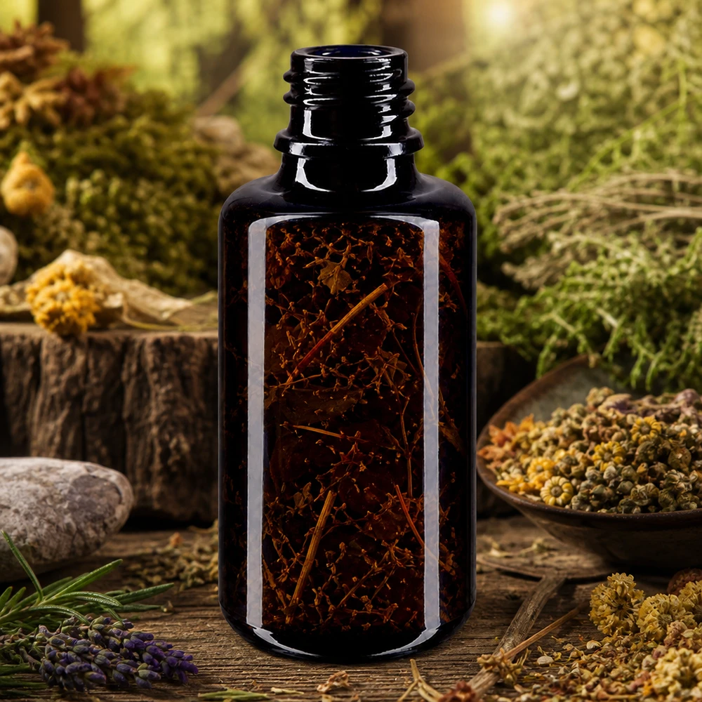 Violetglas fles 30ml DIN 18 (Mironglas) Donker druppelflesje Orion 30ml violet glas Miron beschermt ingrediënten tegen licht