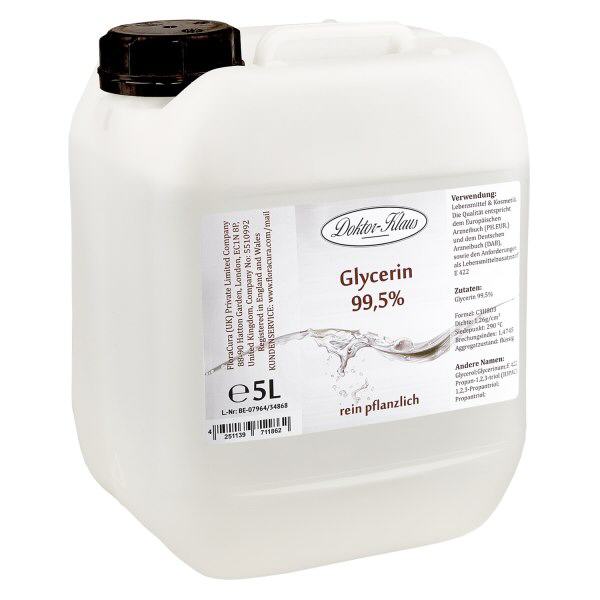 Glycerine 99.7% in 5 liter HDPE bus VR - E 422