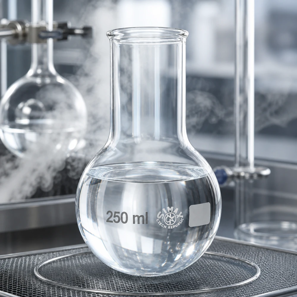 Veelzijdige 250 ml rondbodemkolf met wijde hals voor analytische synthese en kwaliteitscontrole