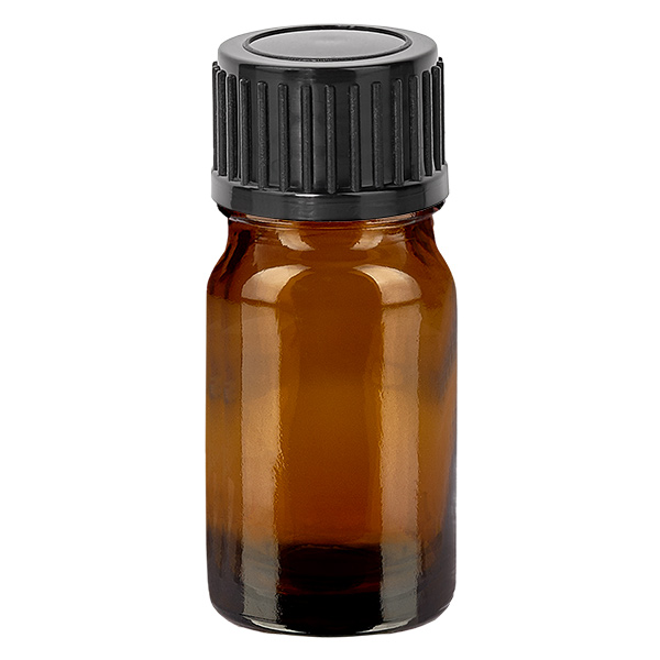 5ml flessenglazen 11mm SV zwart STD BrownLine UT18/5