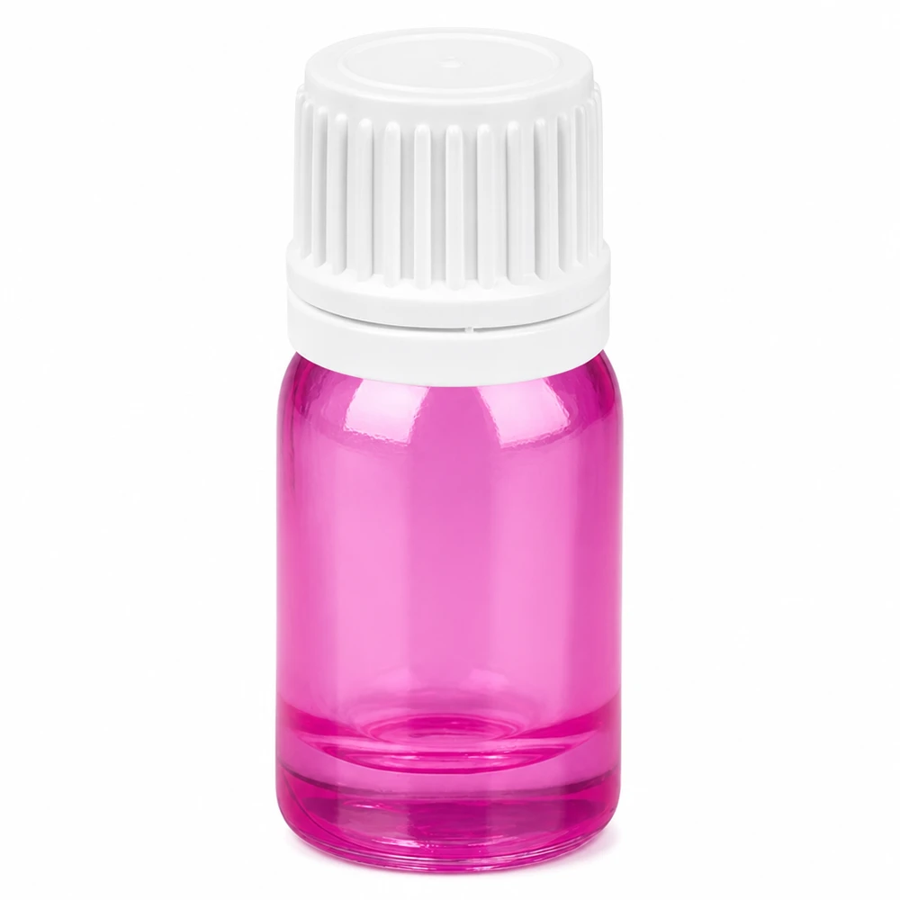 5ml flesje 11mm schroefdop wit Originality schroefdop PurpleLine UT18/5 5ml glazen fles Purple Line serie met verzegelbare sluiting voor veilig bewaren