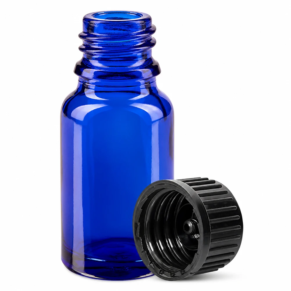 10ml fles 11mm SV zwart STD BlueLine UT18/10