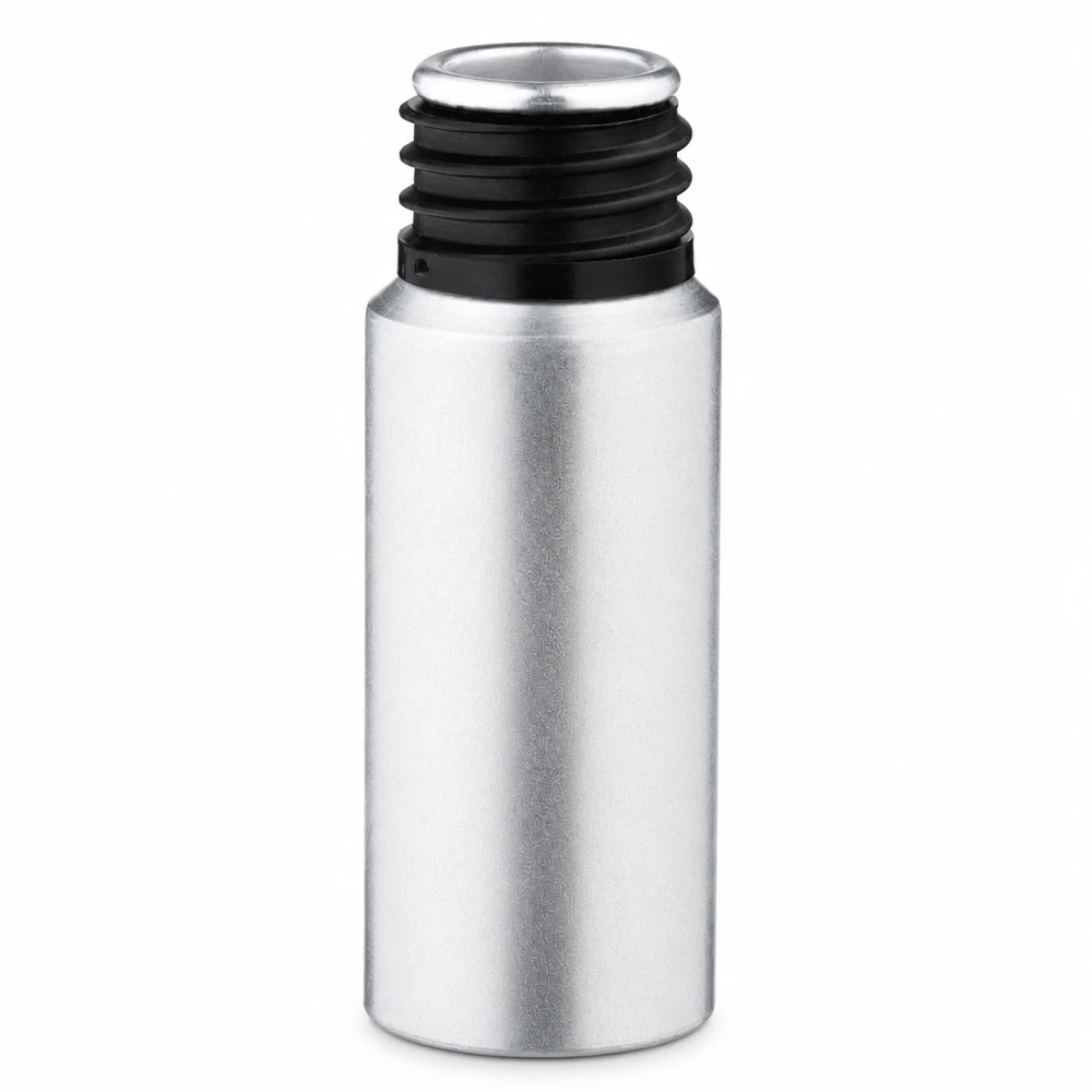 Handig 20ml flesje van gekleurd aluminium, ideaal voor reisparfum en aromatherapie