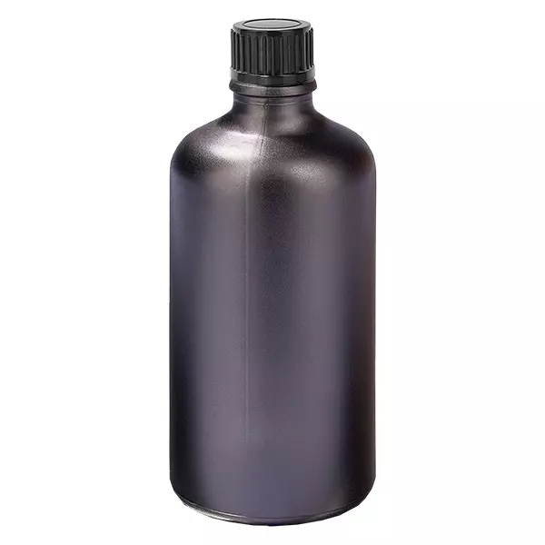 100ml fles 11mm SV zwart STD BlackLine UT18/100 100ml fles 11mm SV zwart STD BlackLine UT18/100
