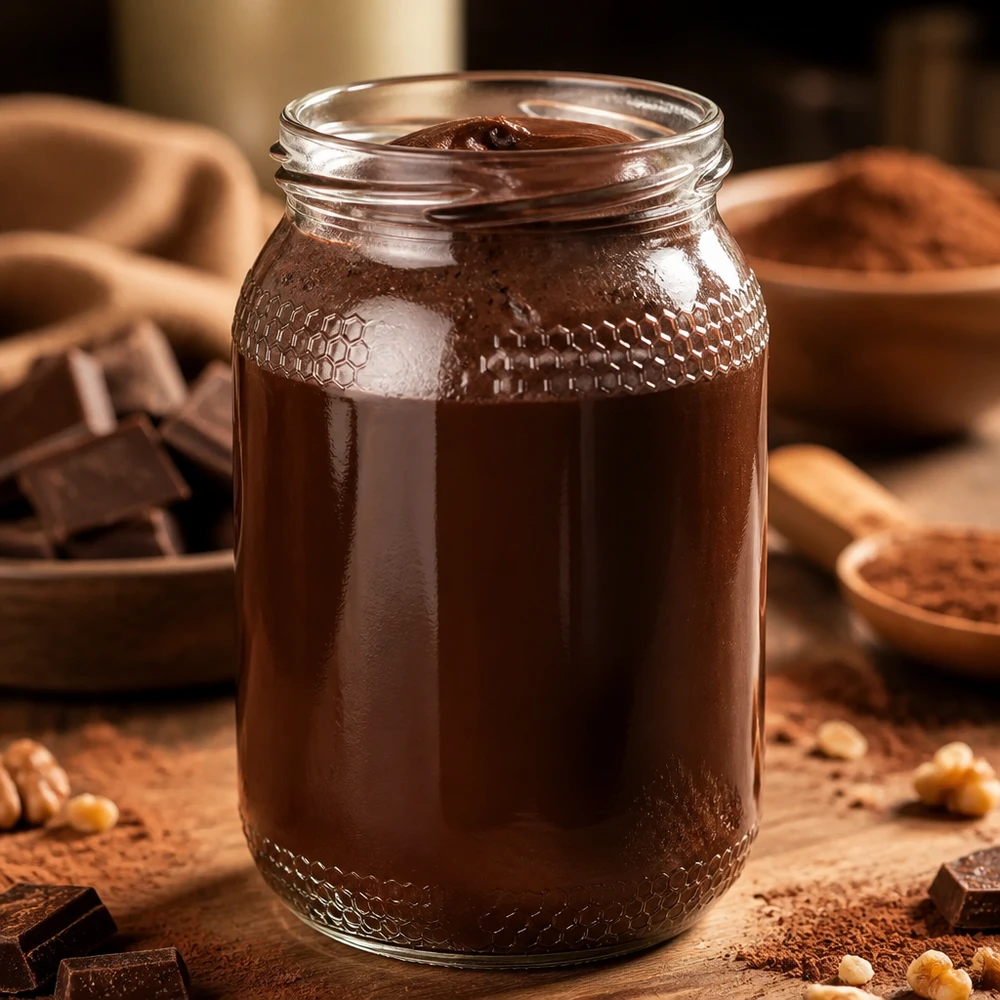 900ml Honigglas (TO82) ohne Deckel UNiTWIST Grote inmaakpot 900 ml TO82 van UNiTWIST voor zelfgemaakte chocolade-hazelnootcrème
