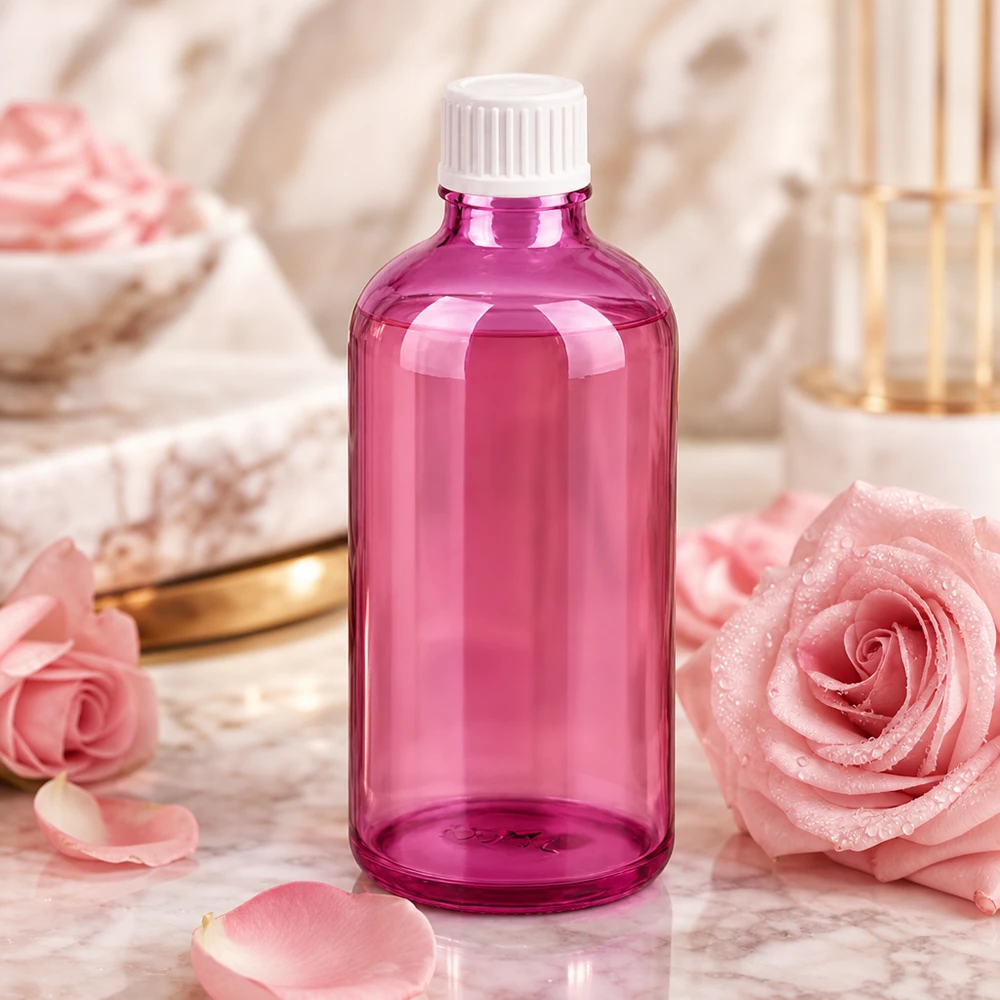 Handige 100ml fles met 0,9mm druppeldop perfect voor doe-het-zelf cosmetica en aromatherapie