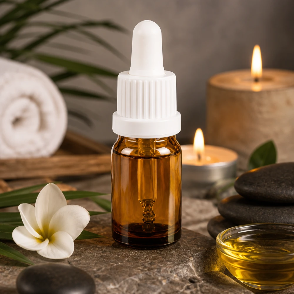 5ml BrownLine pipetfles met UT18/5 schroefdraad voor aromatherapietoepassingen