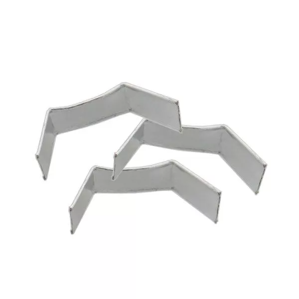 100 x U-Clip van papier, lengte 33, zilver 100 x U-Clip van papier, lengte 33, zilver