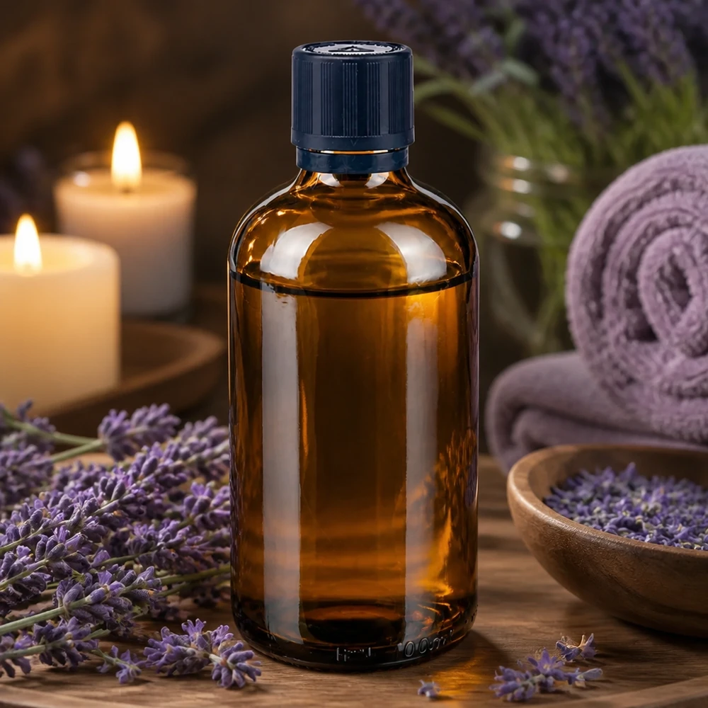 Bruine glazen fles 100ml met zwart druppelsluiting 1mm kinderslot bliw. VR Lichtbestendige apothekersglasfles van 100 ml met een nauwkeurige druppelopening van 1 mm voor aromatherapie-toepassingen