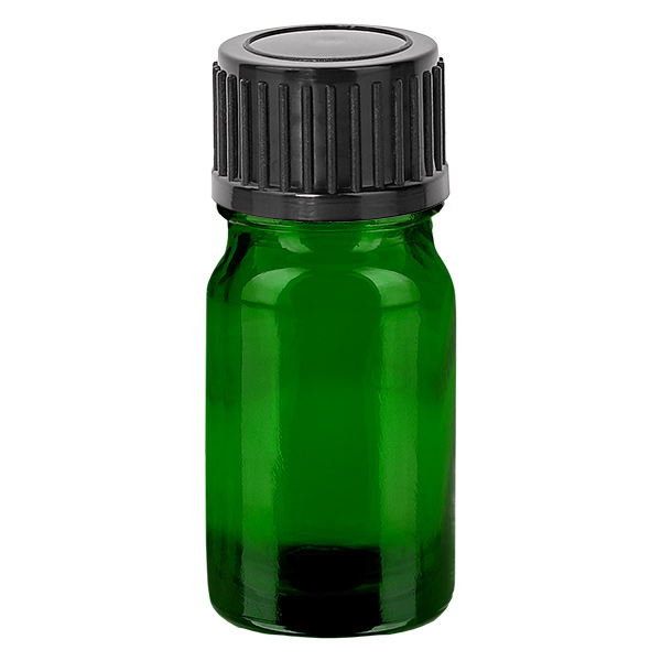 5ml flessenglazen 11mm SV zwart OV GreenLine UT18/5