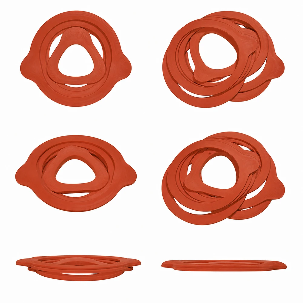 Inmaakringen RR60 natuurrubber verschillende aanzichten Rubber afdichtingen voor inmaakpotten Inmaakpotten vanaf de bovenkant inmaken