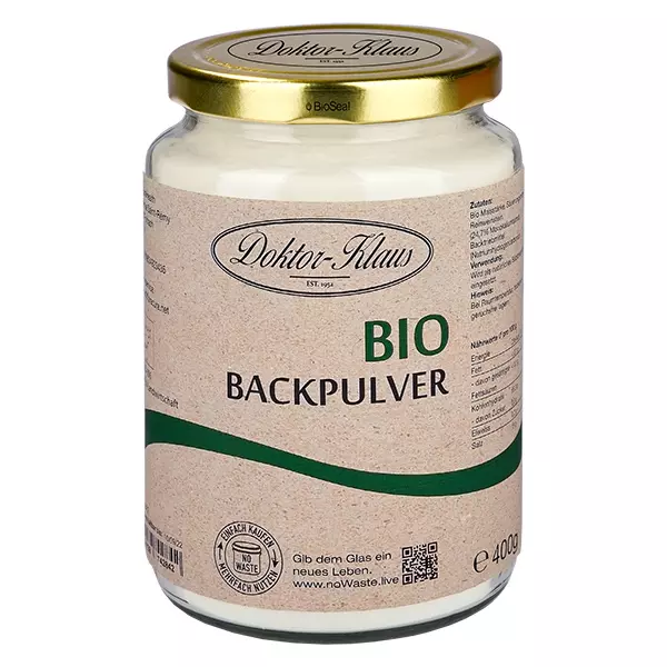 400 g biologisch bakpoeder Doktor-Klaus noWaste