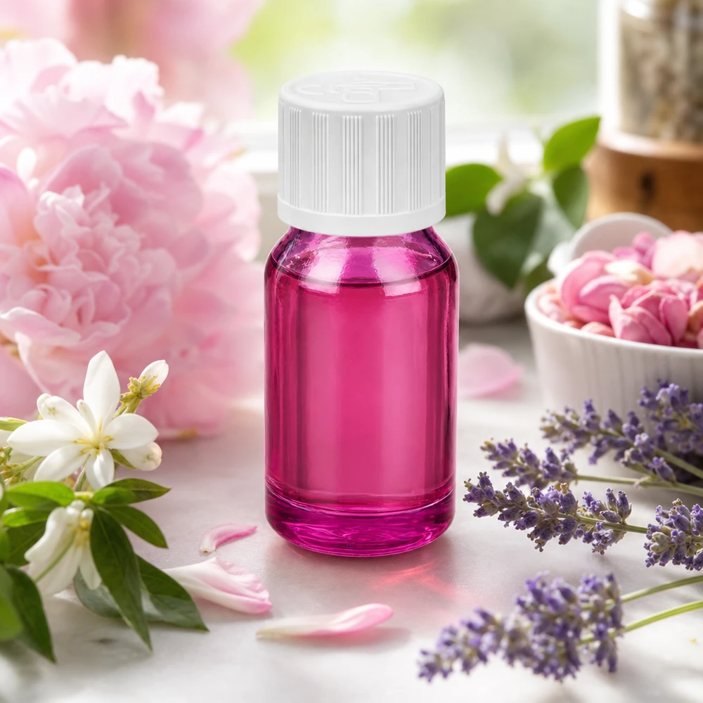 Compact violet 10ml flesje van UV-beschermend glas voor lichtgevoelige stoffen