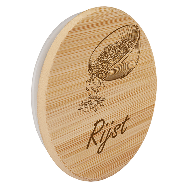 Houten deksel "Rijst" voor WECK RR100 Houten deksel "Rijst" voor WECK RR100