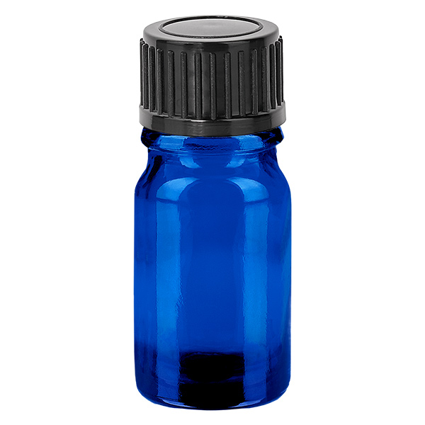 5ml flessenglazen 11mm SV zwart OV BlueLine UT18/5