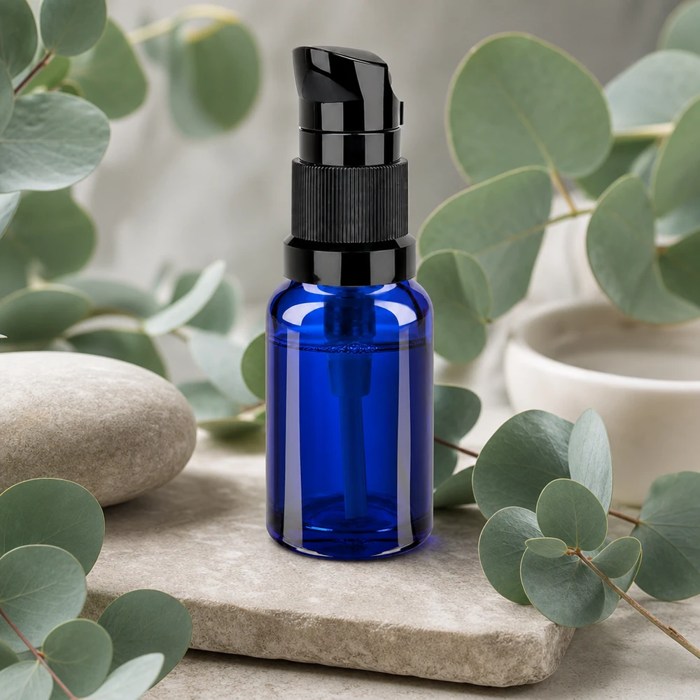 Professioneel 10ml cosmeticaflesje met precieze pompdispenser voor BlueLine UT18/10 serums