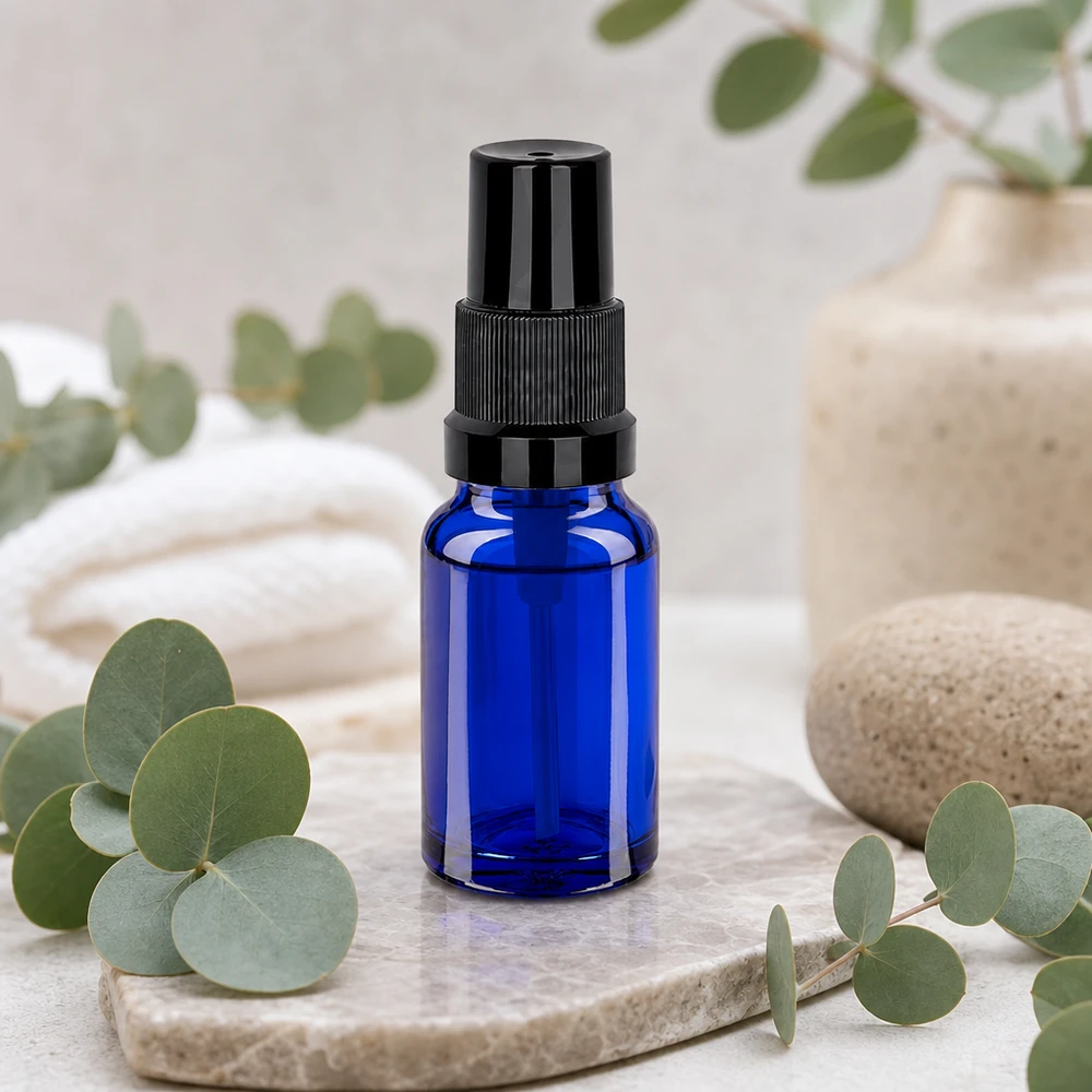 10ml spuitflesje zwart STD BlueLine UT18/10 Handige minispuitfles 10ml STD BlueLine UT18/10 perfect portioneerbaar