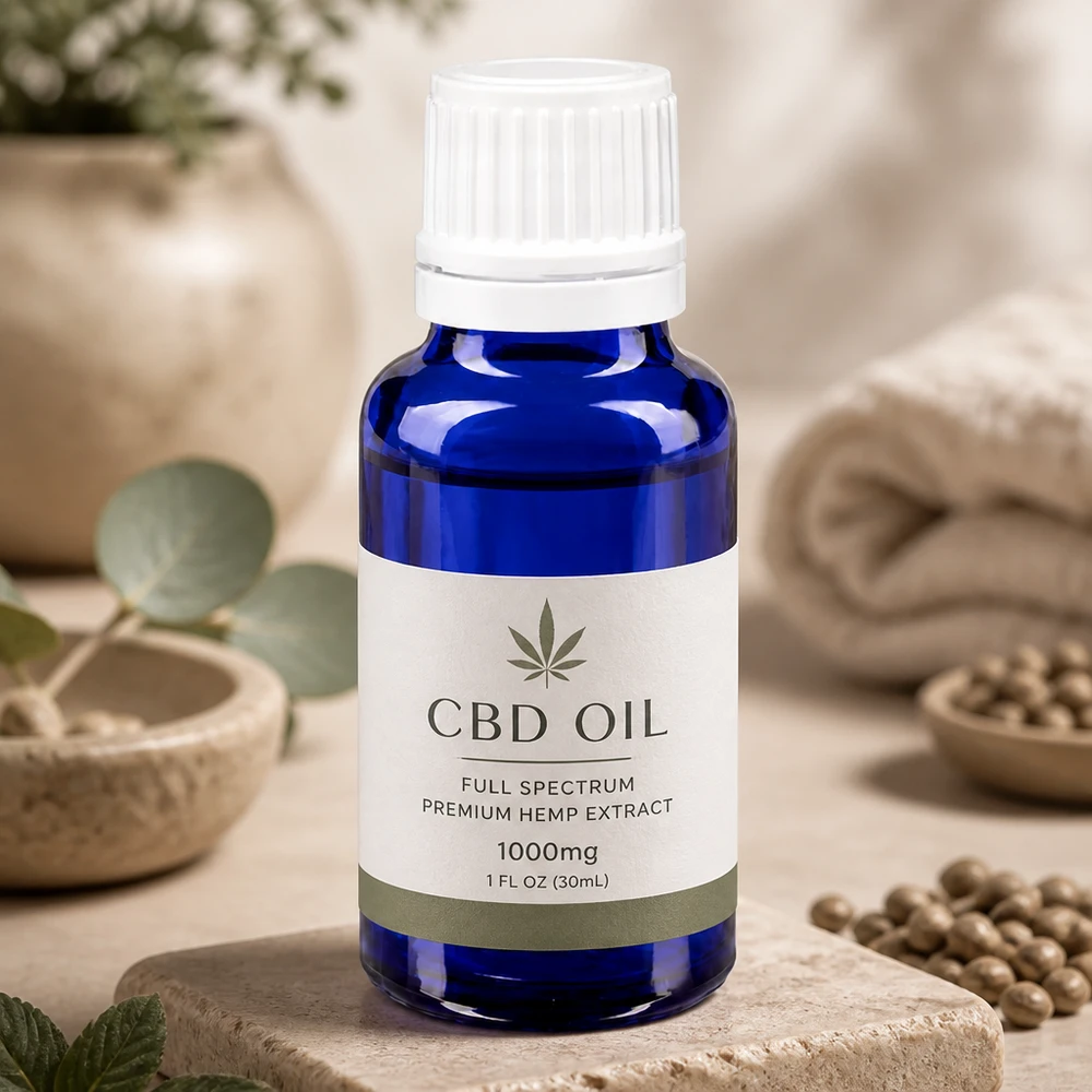 Blauwe glazen flessen 20ml met wit druppelsluiting 1.2mm VR ApoGlas-flesje van 20 ml, kobaltblauw, voor CBD-olie, met een witte verzegeling