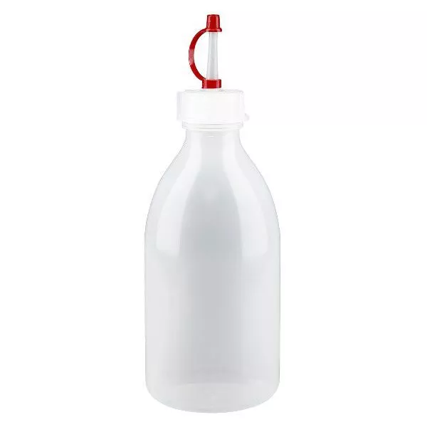 Laboratoriumfles met nauwe hals 250ml met druppelsluiting Laboratoriumfles met nauwe hals 250ml met druppelsluiting