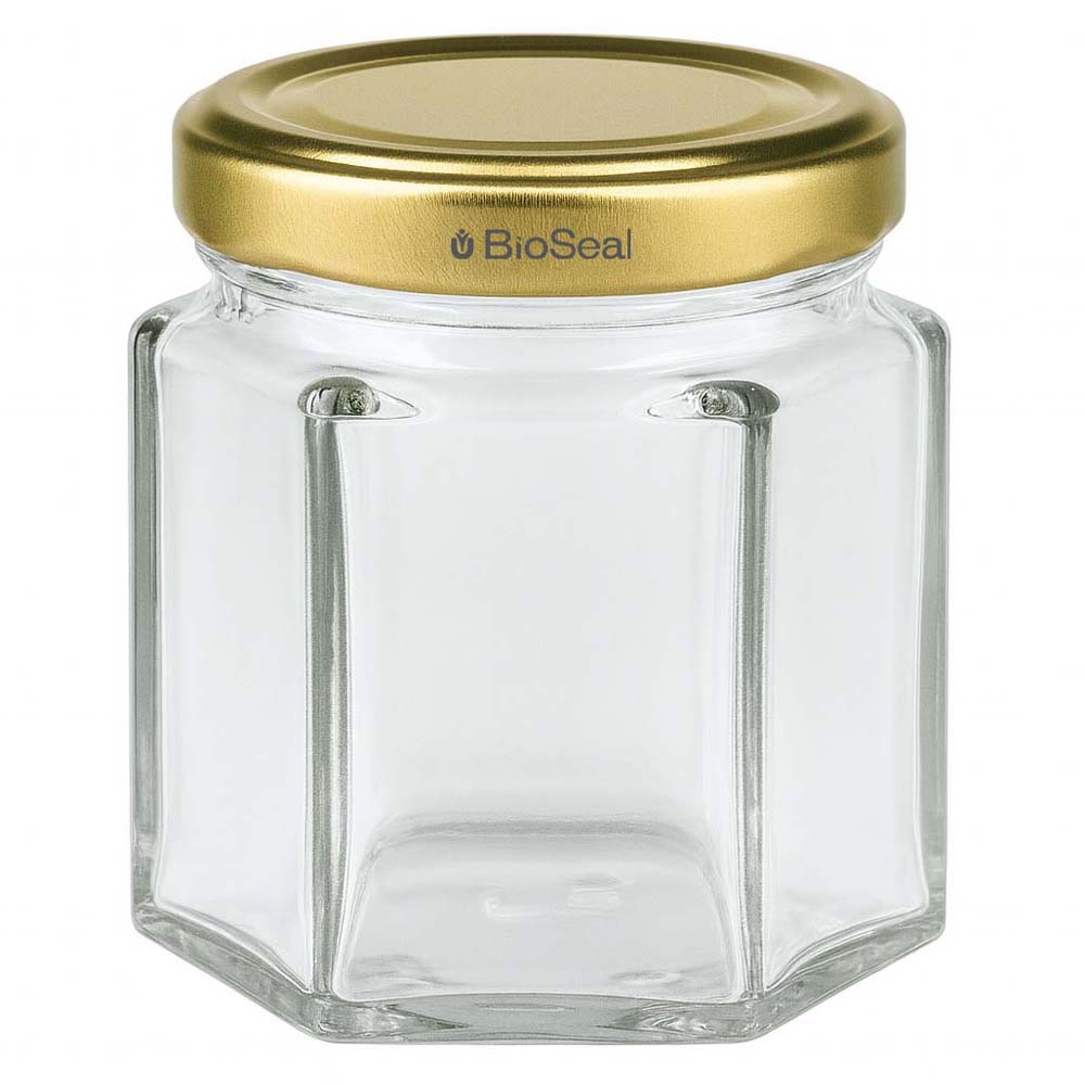 Honingpot 60 g met gouden BioSeal UNiTWIST-deksel