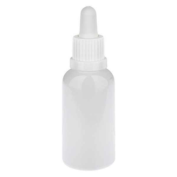 30 ml pipetflesje wit originele sluiting WhiteLine UT18/30 30 ml pipetflesje wit originele sluiting WhiteLine UT18/30